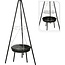 Hanging Fire Pit with Grill – Tripod Model