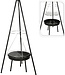 Hanging Fire Pit with Grill – Tripod Model