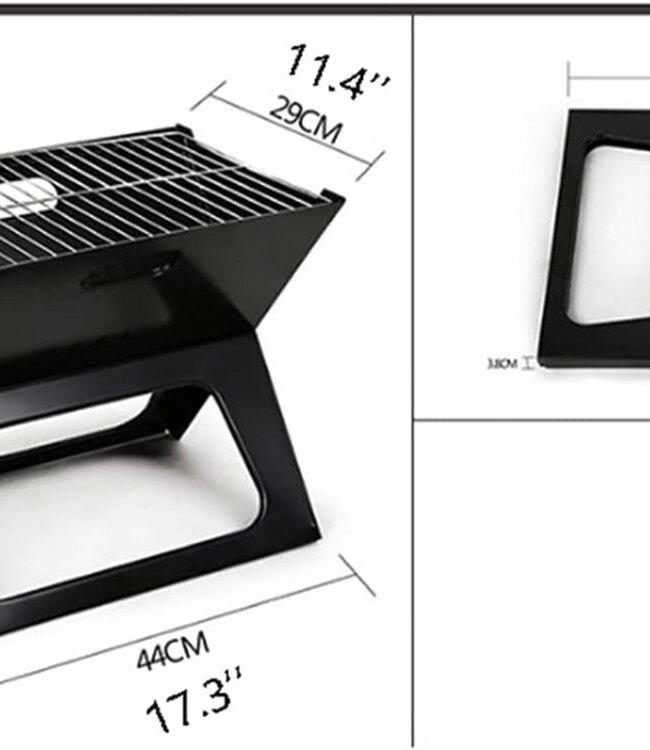 Foldable Barbecue – Portable Charcoal Grill