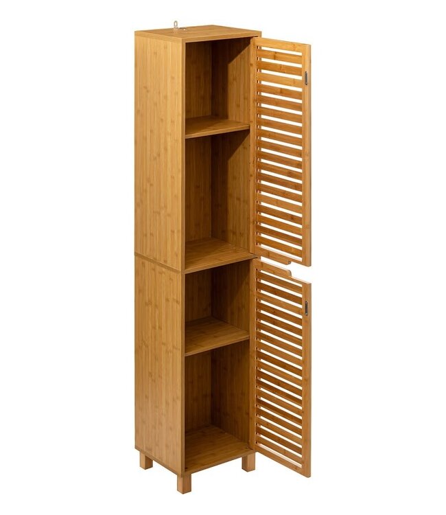 Bamboe Badkamerkast - Kolomkast  -five