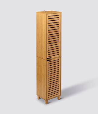  5Five Bamboo Bathroom Cabinet - Column Cabinet - Bookcase -five