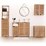 Hanging Bathroom Cabinet with eyelets - Cicela - Bamboo
