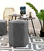 Dark Grey Pouf – Corduroy Dream Cover – 35x35x35 cm – Guila