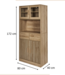 Klaus Kitchen Cabinet - With Drawers - Microwave Cabinet - Kitchen - Dresser