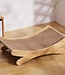 Multifunctional cat bed with scratching post and sofa