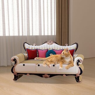 Cardboard Cat Sofa with Scratching Area
