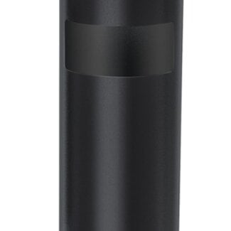 Ceruzo Waste bin with Ashtray - Upright - Black