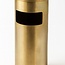 Ceruzo Waste bin with ashtray - Upright - Gold