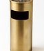 Afvalbak met Asbak - Staand - Goud