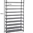 Shoe Rack XXL – 10 Tiers – Black  – Holds 40 to 50 Pairs