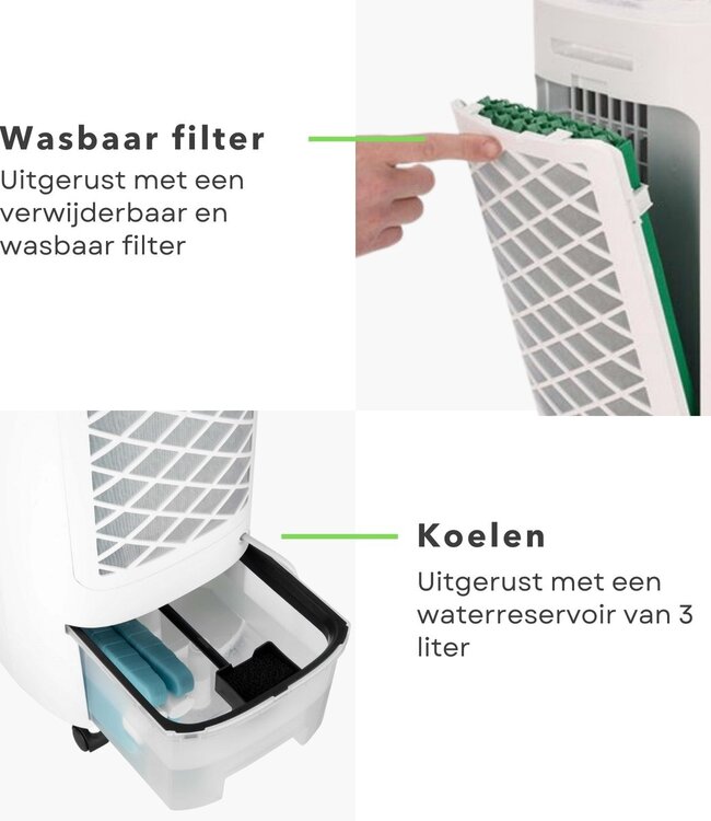 Air Cooler with Remote – 3L, 45W