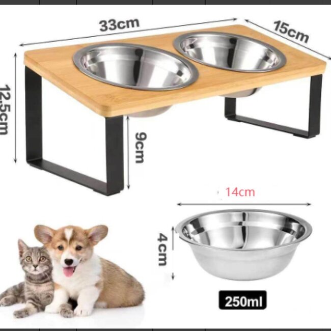 Dubbele Voerbak voor Huisdieren