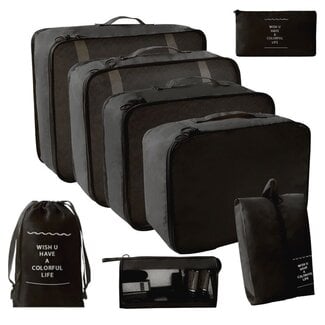 Ceruzo Packing Cubes - Travel Organizers - set of 8