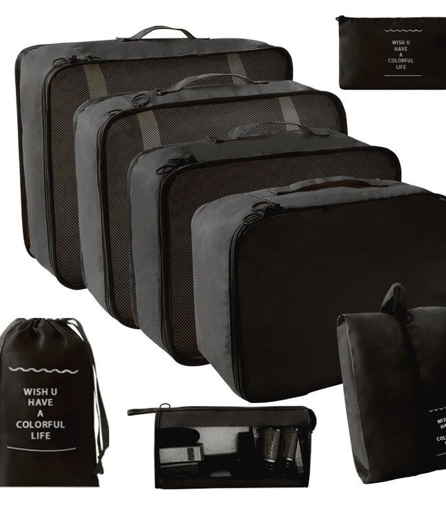 Packing Cubes - Reisorganizers - set van 8