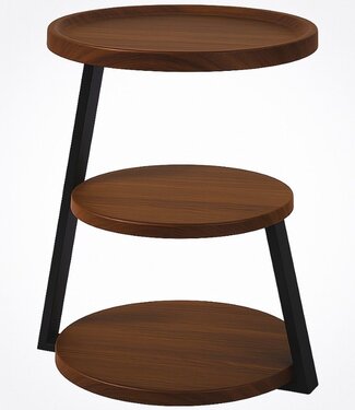 Ceruzo Moderne Bijzettafel - Bruin