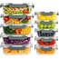 Ceruzo Meal Prep Bakjes - 10 stuks Vershoudbakjes - Glas