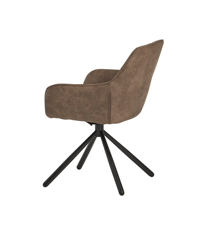 Eetkamerstoel Set van 2 – Draaipoot – Cowboy Stone 809