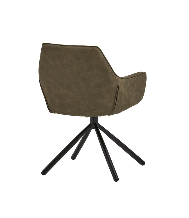 Dining Chair Set of 2 – Swivel Base – Cowboy Olive 411