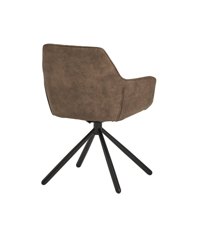 Dining Chair Set of 2 – Swivel Base – Cowboy Stone 809