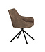 Dining Chair Set of 2 – Swivel Base – Cowboy Stone 809