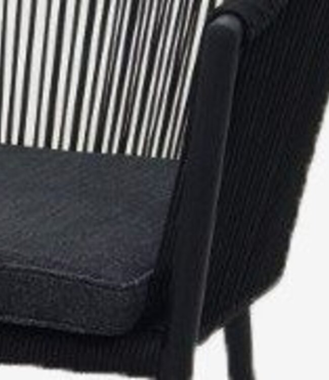 Reims Stapelbare Eetkamerstoel 12053 - Alu Zwart (set van 2)