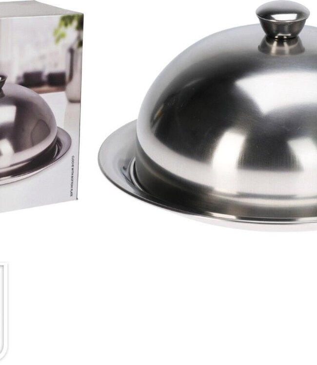 Stolp met Dienblad - RVS - 30cm
