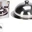 Excellent Houseware Stainless Steel Food Dome and Serving Tray - 30 cm