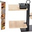 Excellent Houseware Etagere aus Metall mit Bambus