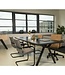 Workliving Haven Eetkamerstoel – Vegan Leer Grijs