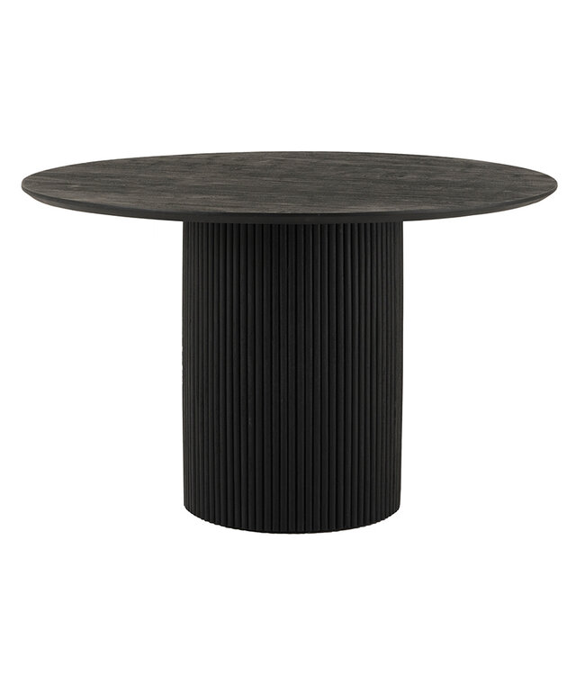 Eettafel – Ø120 – Acacia Zwart – Congo Collection