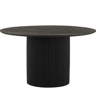 Eettafel – Ø140 – Acacia Zwart – Congo Collection