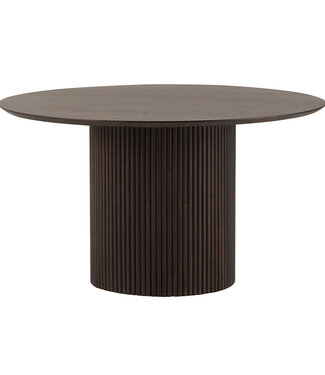 Eettafel – Ø140 – Mango Dark Walnut – Congo Collection