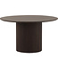 Eettafel – Ø140 – Mango Dark Walnut – Massief Hout