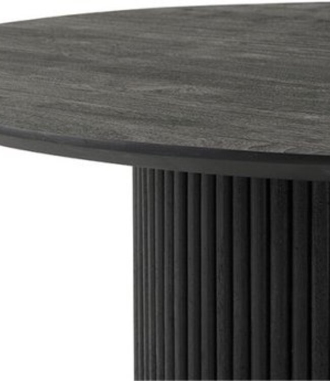 Eettafel – Ø140 – Acacia Zwart – Congo Collection