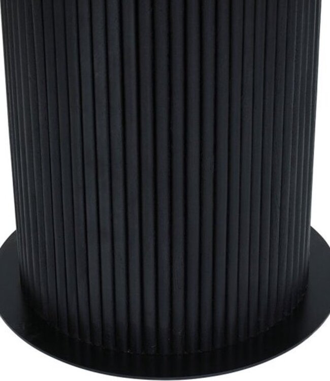 Eettafel – Ø140 – Acacia Zwart – Congo Collection