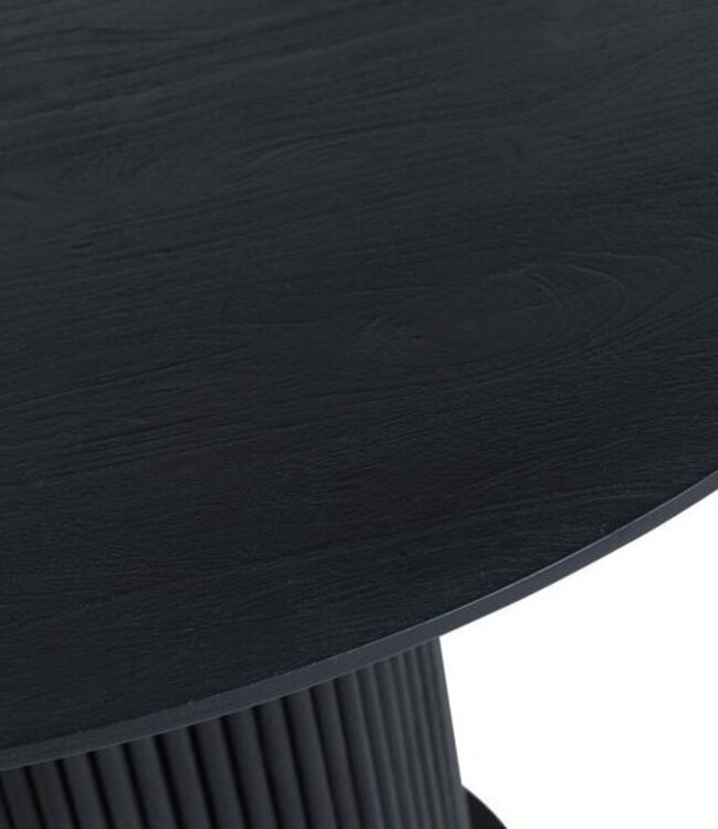 Eettafel – Ø140 – Acacia Zwart – Congo Collection