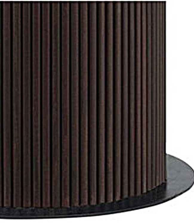 Eettafel – Ø140 – Mango Dark Walnut – Massief Hout