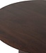 Eettafel – Ø140 – Mango Dark Walnut – Massief Hout