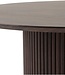 Eettafel – Ø140 – Mango Dark Walnut – Massief Hout