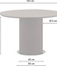 Eettafel – Ø120 – Mango Dark Walnut –  Salon Tafel