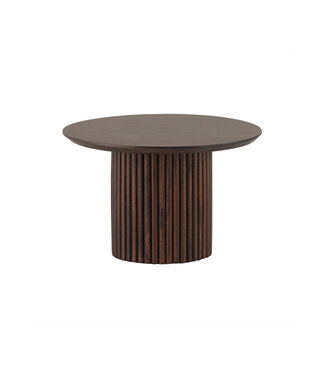 Coffee Table – Ø60 – Mango Brown Walnut – Solid Wood