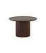 Coffee Table – Ø60 – Mango Brown Walnut – Solid Wood