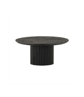 Coffee Table – Ø90 – Acacia Black – Congo Collection