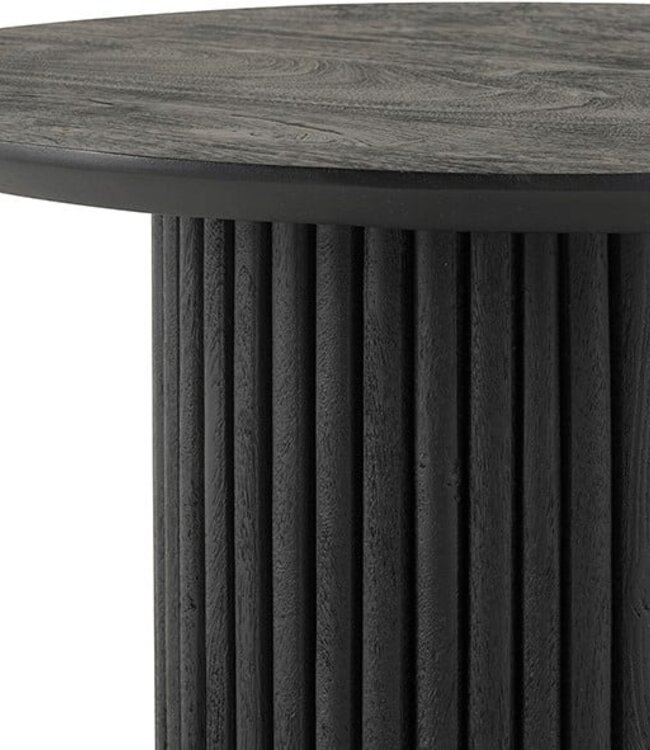 Coffee Table – Ø90 – Acacia Black – Congo Collection