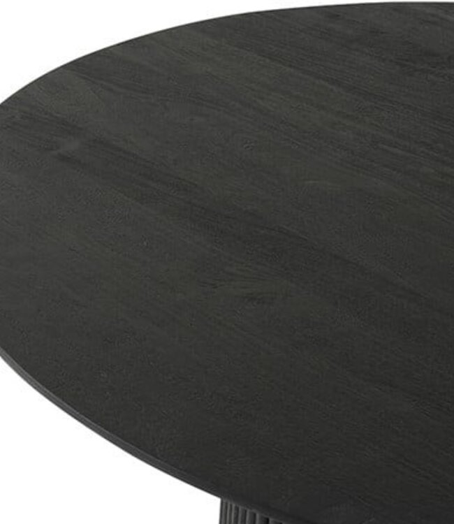 Coffee Table – Ø60 – Acacia Black – Congo Collection