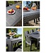 Outdoor Eettafel – Queen – Rotan Effect – Antraciet – 220 x 90 x 72 cm