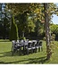 Outdoor Eettafel – Queen – Rotan Effect – Antraciet – 220 x 90 x 72 cm
