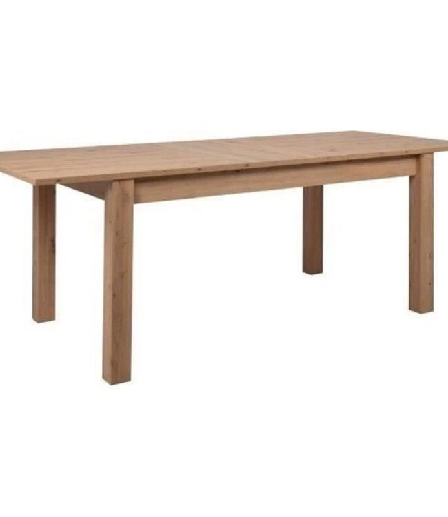 Uitschuifbare Eettafel – Bergen – Houtkleur – 160-200 x 75 x 80 cm