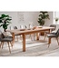 Uitschuifbare Eettafel – Bergen – Houtkleur – 160-200 x 75 x 80 cm