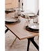 Uitschuifbare Eettafel – ONEX – Artisanaal Eiken / Zwart – 180 x 90 x 75 cm